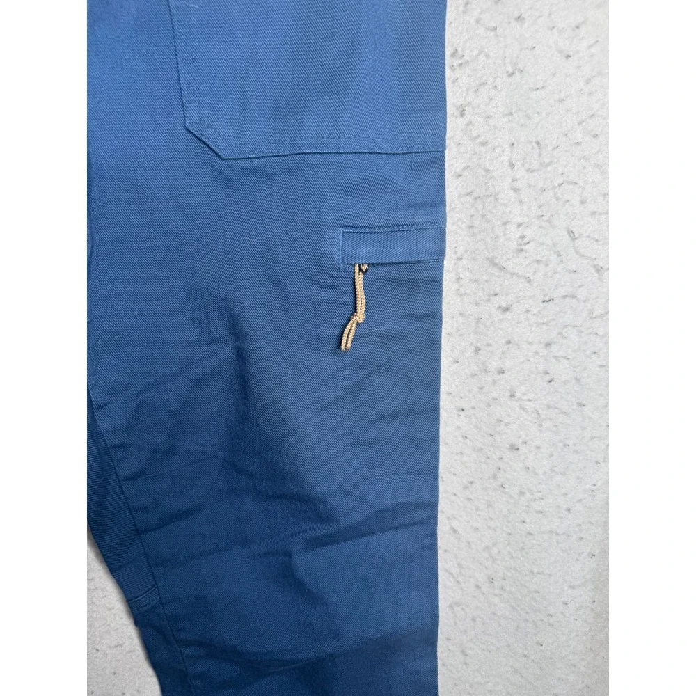 The North Face Mens Blue Elastic Waist Cargo Pull On Pants Small 8069